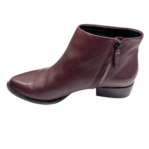 DKNY Dark Burgundy Pointy Toe Ankle Boots 8.5 - Picture 7 of 10